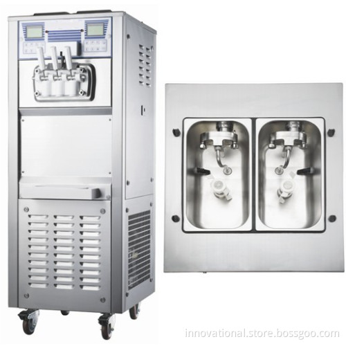 Model-250A (Capacity 50L/H, Double systems, LED panels, Air pump) Ice Cream Machine